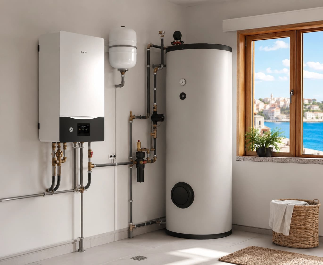 BAUF Hamme Hydro All-in-One indoor unit
